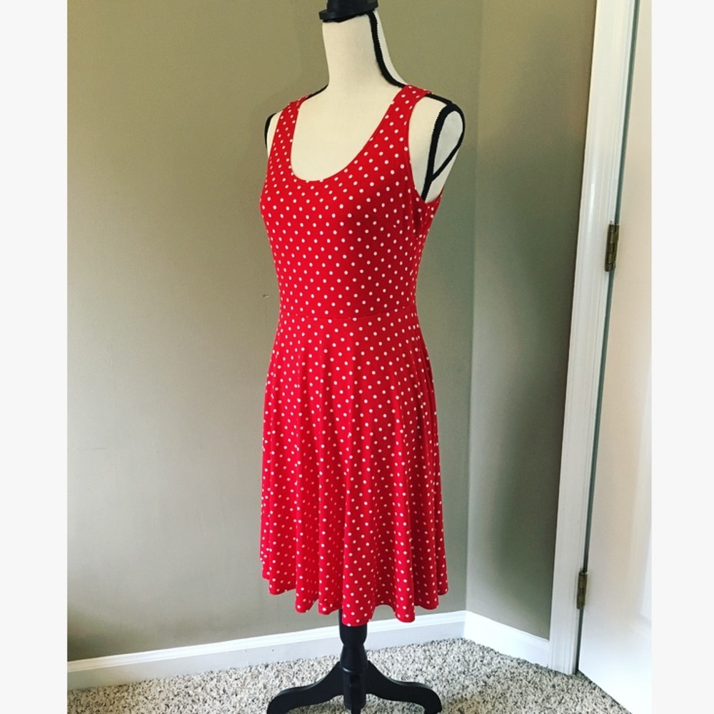 NWOT Red Polka Dot Dress